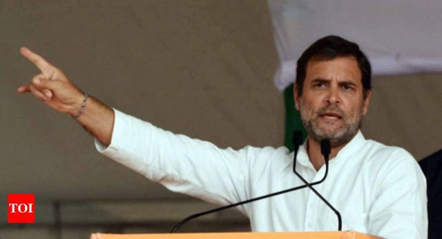 Man who runs this country believes in violence, indiscriminate power: Rahul Gandhi