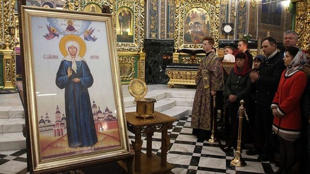 Icoana și moaștele Fericitei Matrona de la Moscova, aduse la Catedrala Mitropolitană