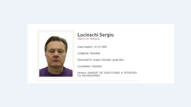 Sergiu Lucinschi, fiul fostului președinte Petru Lucinschi, dat în urmărire internațională de Poliția Română