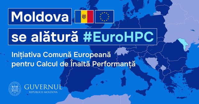 Republica Moldova se alătură Inițiativei Comune Europene pentru Calcul de Înaltă Performanță