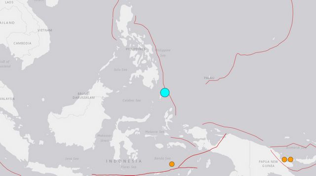 Terremoto di magnitudo 7 a sud delle Filippine