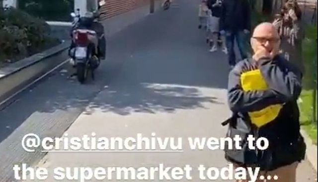 Cristi Chivu a așteptat ore în șir să intre într-un supermarket. Mesajul transmis de soția sa pe Instagram