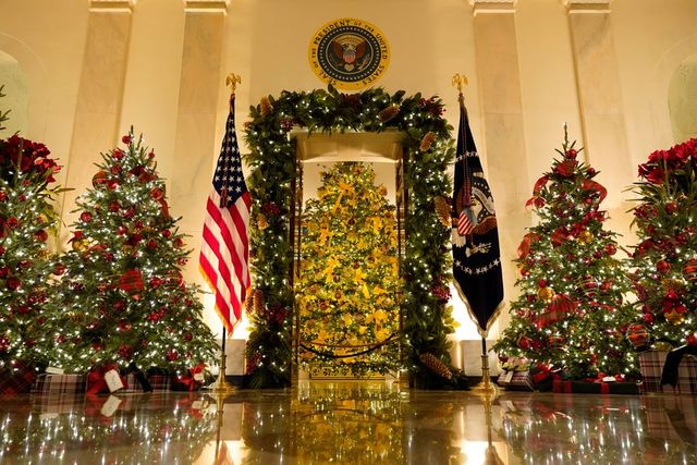 Ilyen karácsonyi díszítést kapott idén a Fehér Ház
