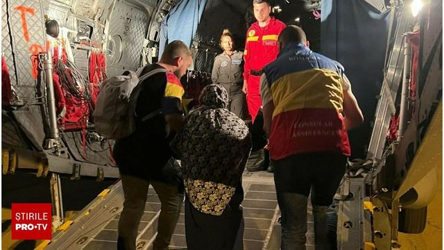 Nouă români și rudele lor au fost evacuați din Fâșia Gaza