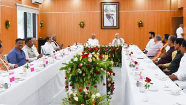 BJP leaders arrive in Delhi ahead of core committee meet on Bihar polls