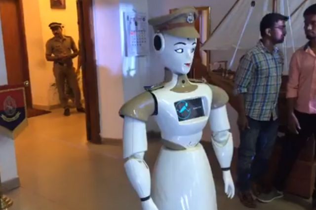 Kerala Police gets a robot — to receive visitors