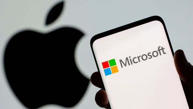 Microsoft is on the verge of overtaking Apple as the most valuable stock