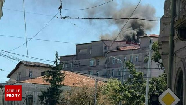 Incendiu la Maternitatea Cuza Vodă din Iași