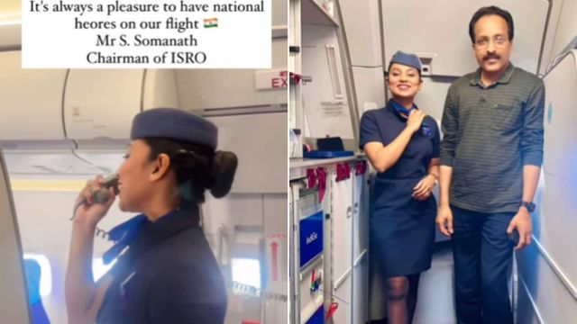 Watch: ISRO Chief Receives Warm Welcome From IndiGo Staff And Passengers