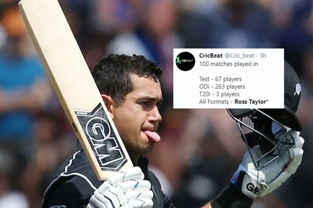 Ross Taylor Makes History With Unique 100-Caps Milestone
