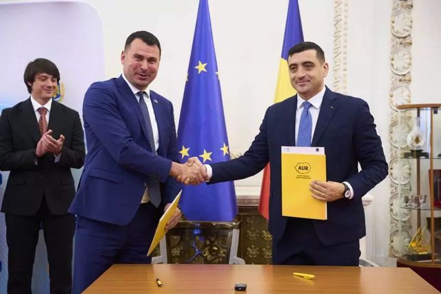 Vasile Costiuc a semnat un „protocol de colaborare” cu George Simion înaintea constituirii noului Parlament