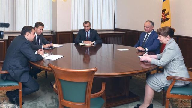 Igor Dodon s-a întâlnit cu reprezentanții FMI în Moldova