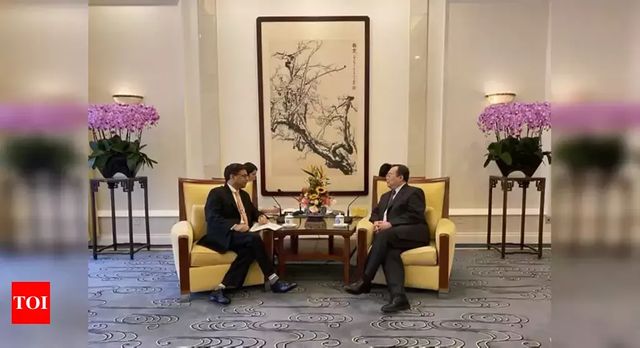 Indian envoy meets Chinese Communist Party official; discusses Eastern Ladakh