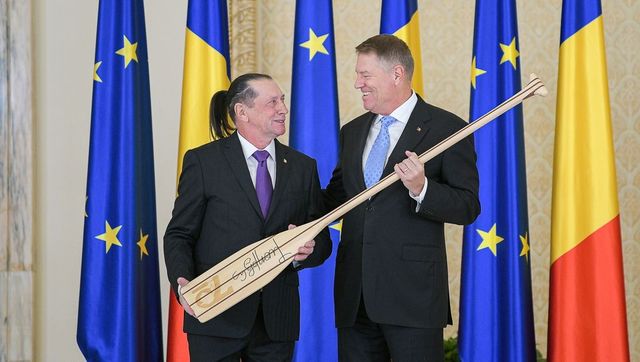 Ivan Patzaichin, decorat de președintele Klaus Iohannis cu Ordinul Național „Steaua României” în grad de Cavaler