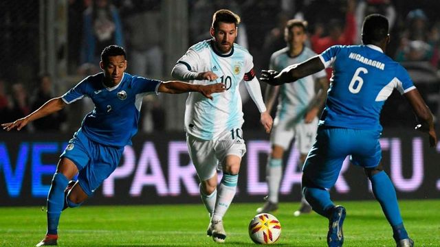 Lionel Messi nets brace as Argentina warm up for Copa America with thrashing of Nicaragua