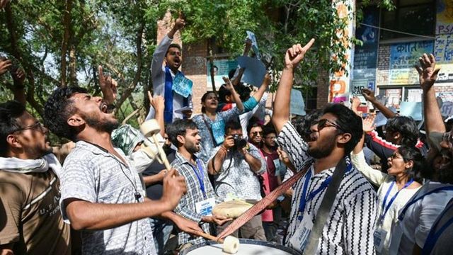 Left sweeps JNUSU Central Panel elections, ABVP marks major comeback