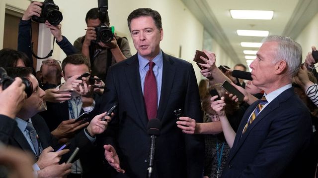 Former FBI director James Comey interviewed by Secret Service over ″86 47″ social media post