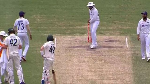 4th Test: Rohit Sharma Shadow Bats At Crease As Steve Smith Watches