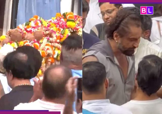 Shefali Jariwala’s husband, Parag Tyagi weeps at her funeral, kisses her one last time before last rites, netizens react