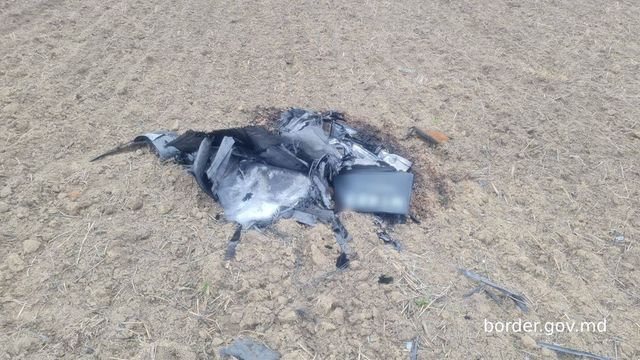 Alte fragmente de dronă, depistate în zona de frontieră moldo-ucraineană