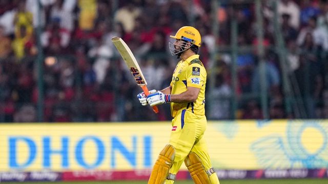 'I take the blame': MS Dhoni takes responsibility of CSK's loss vs RCB