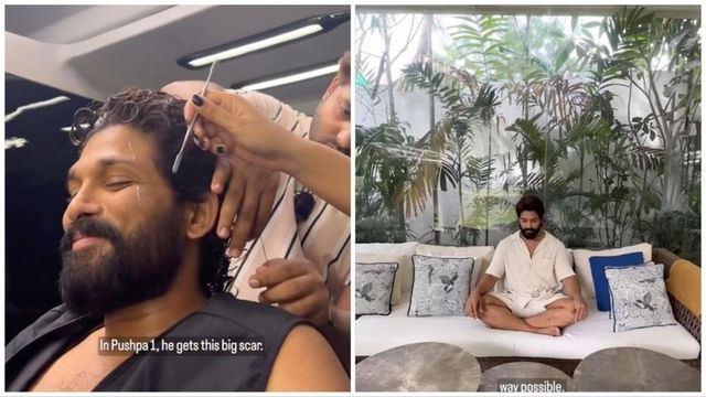 Allu Arjun takes fans inside his home and Pushpa 2 sets in new video. Watch