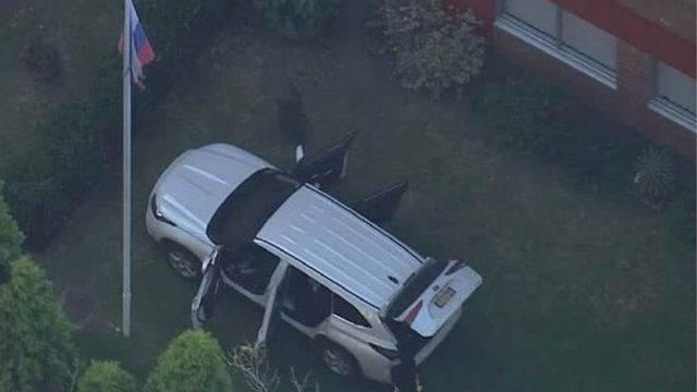 Man Arrested After Car Rams Gates Of Russian Consulate In Sydney