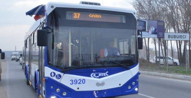 Primăria Chișinău anunță prelungirea itinerarului rutei de troleibuz numărul 37