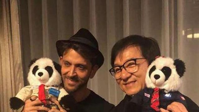 Hrithik Roshan fanboys over Jackie Chan and talks about Super 30 on his China