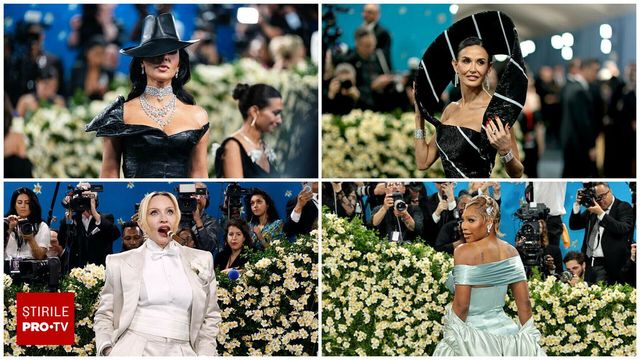 Cele mai spectaculoase ținute de la Met Gala 2025. Vedetele care au făcut furori cu apariții extravagante