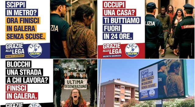 Roma, “censura nostri manifesti su decreto sicurezza”: Lega attacca Campidoglio