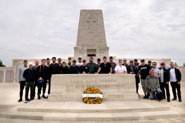 Gallipoli Visit Inspires Aussies Ahead of World Cup