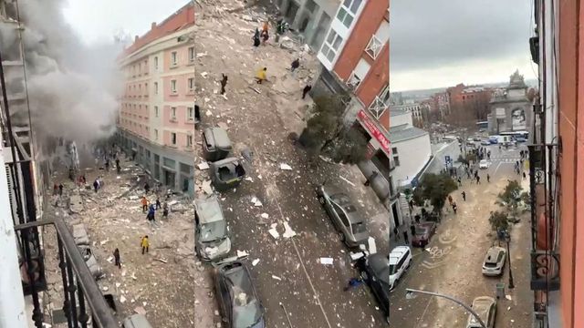 Explozie puternică la Madrid