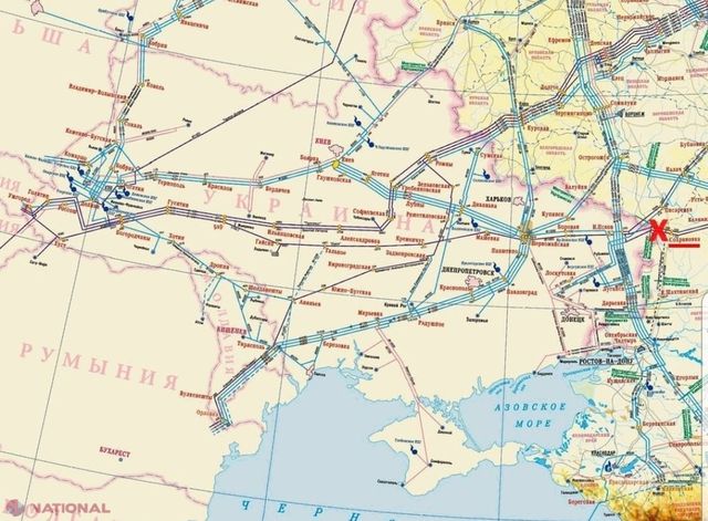 Ucraina a blocat tranzitul gazelor rusești îndreptate către Europa