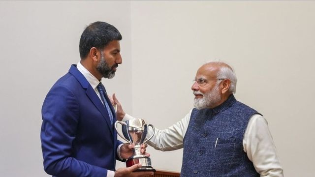 Rohan Bopanna meets Narendra Modi after Australian Open triumph, presents special gift to Indian Prime Minister