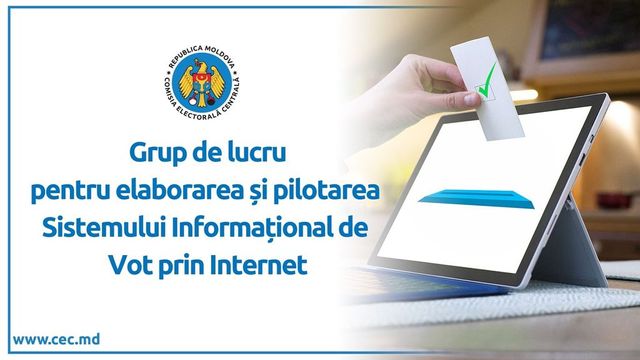 Grupul de lucru pentru pilotarea Sistemului Informațional de Vot prin Internet – creat