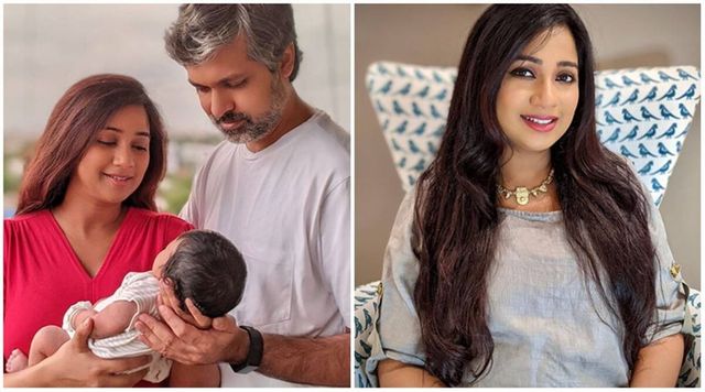 Shreya Ghoshal names son Devyaan Mukhopadhyaya, shares their first family photo