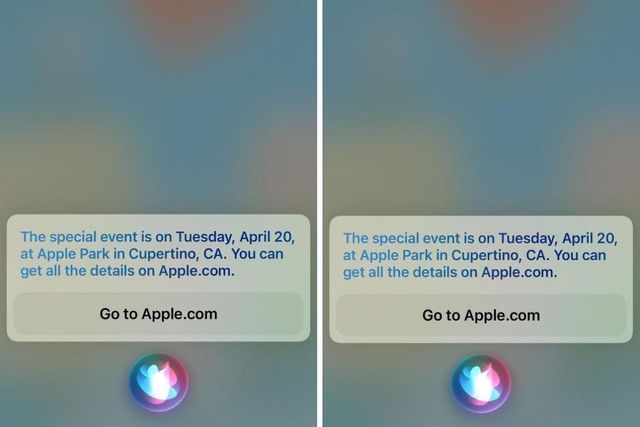 Siri spills the beans on Apple event. Block your calendars for April 20