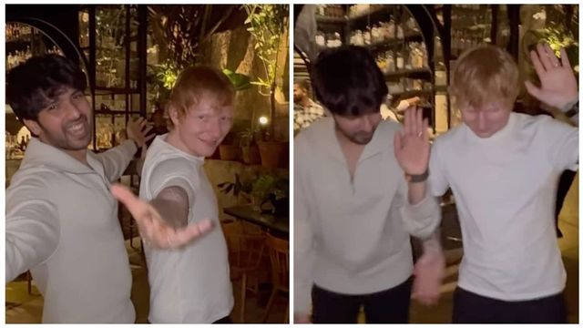 Ed Sheeran is back in India and Bollywood has claimed him again: Singer dances to Butta Bomma with Armaan Malik. Watch