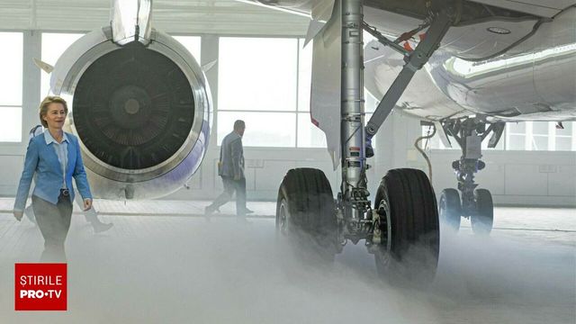 Avionul Ursulei von der Leyen vizat de un atac rusesc. Aterizare cu peripeții în Bulgaria