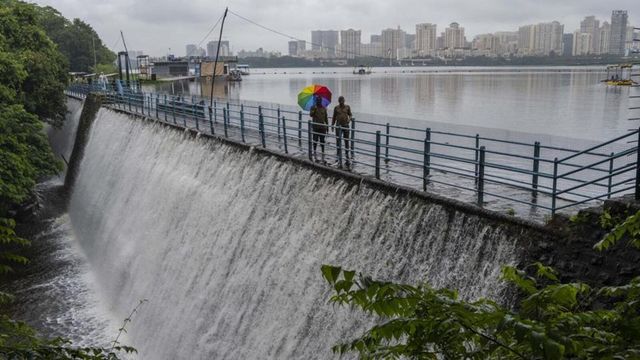 Mumbai's Powai Lake overflows after heavy rains
