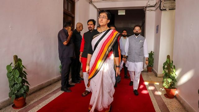 ‘Phansi-ghar’ row hits Delhi Assembly; Atishi marshalled out of house