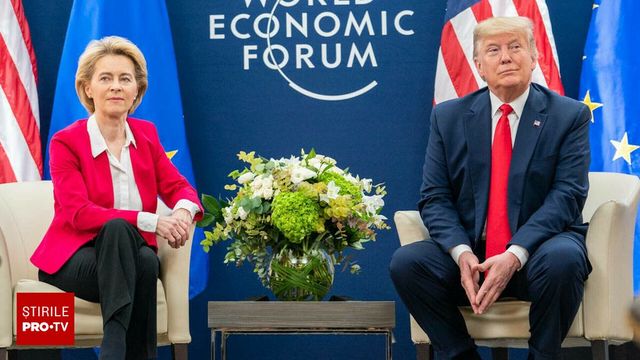 Ursula von der Leyen a avut o „discuție bună” la telefon cu președintele american Donald Trump pe tema taxelor vamale