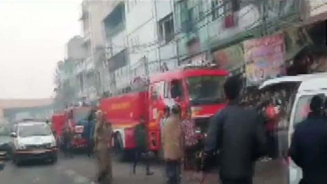 Fire breaks out at a house in New Delhi, 15 people rescued so far