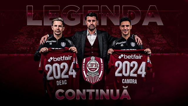 Mario Camora și Ciprian Deac și-au prelungit până în 2024 contractele cu CFR Cluj