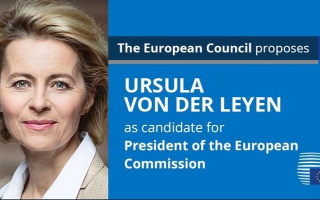 Germana Ursula von der Leyen, propusă pentru funcția de președinte al Comisiei Europene