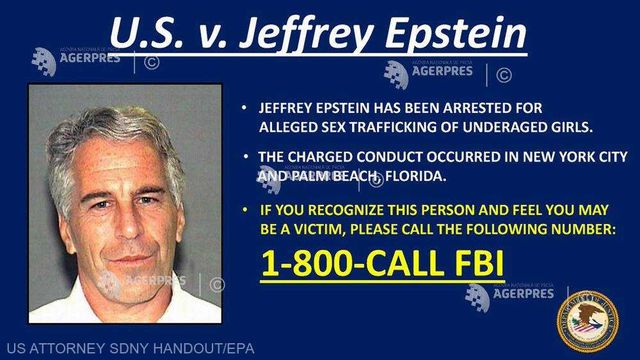 Un judecător federal a decis menținerea în detenție a miliardarului Jeffrey Epstein