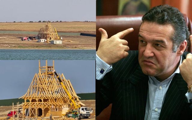 Gigi Becali construiește ilegal o biserică într-o zonă protejată din Techirghiol și s-a ales cu plângere penală
