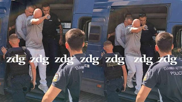 Imagini video cu Vlad Plahotniuc, adus forțat în fața magistraților de la Atena