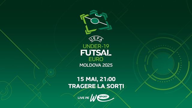 Republica Moldova va găzdui pentru prima dată un turneu final UEFA: Campionatul European de Futsal U19